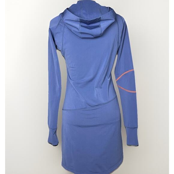 Title Nine Small Regulator Dress Purple Hooded Coral 1/4 Zip Bias Cut Pickleball - Picture 2 of 8